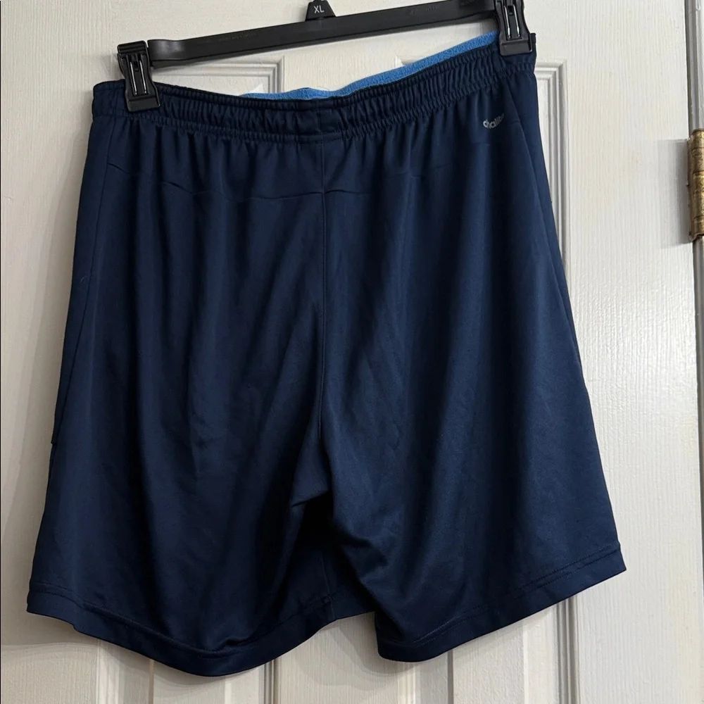 Adidas Men's Dark Blue Athletic Shorts men’s L - Picture 3 of 4